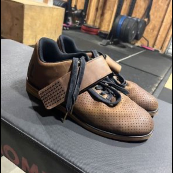 Brown leather nobull weightlifting shoes - Picture 2 of 8